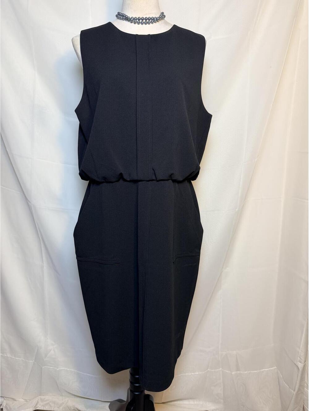 Alex Marie Black Sleeveless Blouson Dress XL